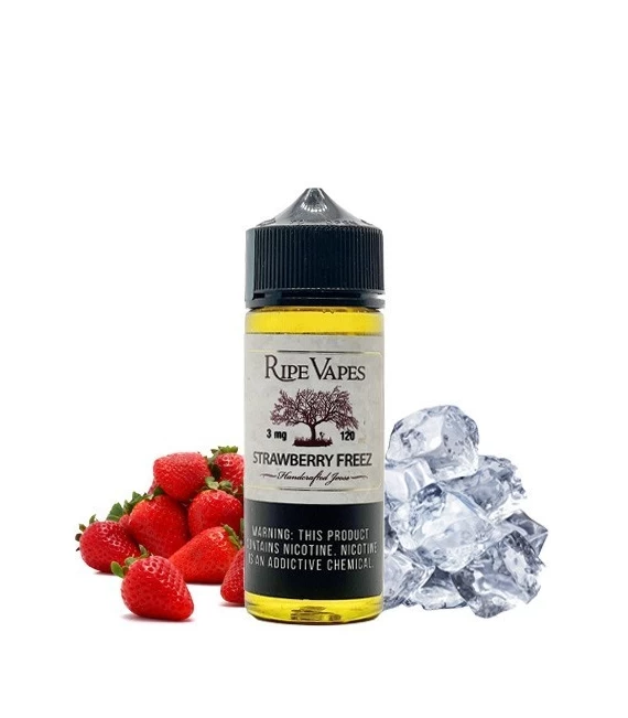 Ripe Vapes Strawberry Freez (Çilek ve Buz) E-Likit