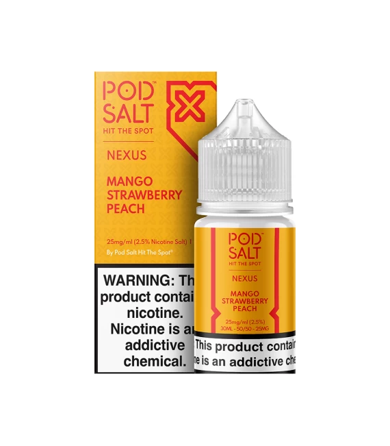 Pod Salt Mango Strawberry Peach Salt Likit