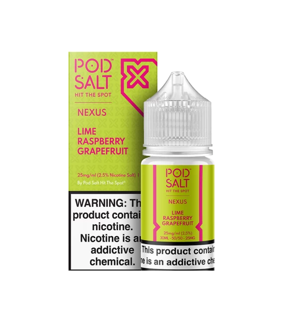 Pod Salt Lime Raspberry Grapefruit (Limon, Ahududu, Greyfurt)